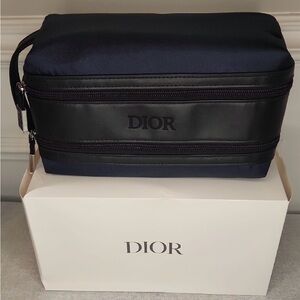 Dior Navy and Black Toiletry Bag